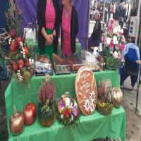 Stoisko KGW Przyjaciele Zimnej Wody podczas finału Festiwalu KGW Polska od Kuchni