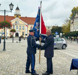 Wręczenie Sztandaru Komendzie Powiatowej Policji w Nidzicy