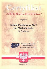 Dwójka - Szkołą Wierną Dziedzictwu