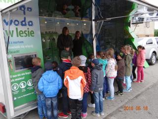 Mobilne stanowisko edukacyjne w nidzickiej „Jedynce”