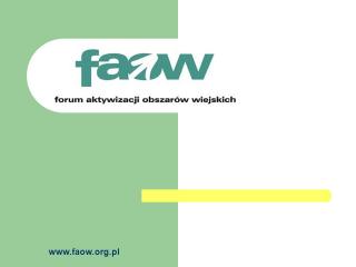 Organizacje wiejskie w procesie stanowienia prawa