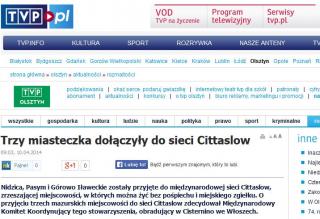 O Nidzicy znowu w TVP