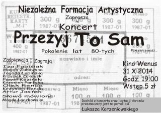 Przeboje lat 80-tych już w piątek w Kinie Wenus!