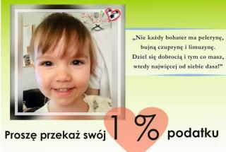 Przekaż swój 1% podatku dla Lenki Mazur