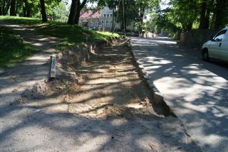 Ruszyła budowa chodnika na ulicy Jagiełły