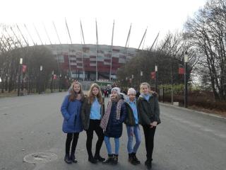 Sportowcy  z Jedynki odwiedzili Stadion Narodowy