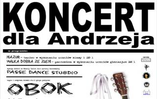 UWAGA! Koncert dla Andrzeja- POMÓŻMY NIDZICZANINOWI