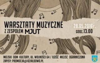 U SĄSIADÓW. Warsztaty muzyczne z zespołem Mjut w Działdowie