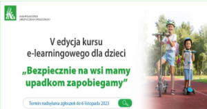 Kurs e-learningowy ufundowanych przez Kasę Rolniczego Ubezpieczenia Społecznego. Do wygrania jedna z 50 hulajnóg.