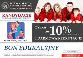 Zapraszamy do korzystania z Bonu Edukacyjnego, w ramach  „Karty Dużej Rodziny”