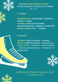 Zapraszamy w ferie do biblioteki !